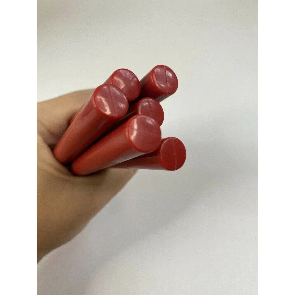 Totally Today RED Plastic Handle Stainless Flatware - Six pieces Butter Knifers